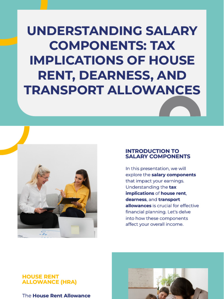 Understanding Salary Components Tax Implications of House Rent Dearness ...