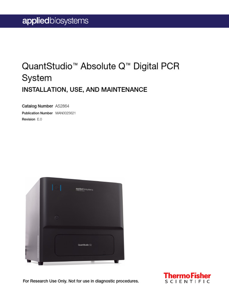QuantStudio Absolute Q dPCR Guide | PDF | Polymerase Chain Reaction ...