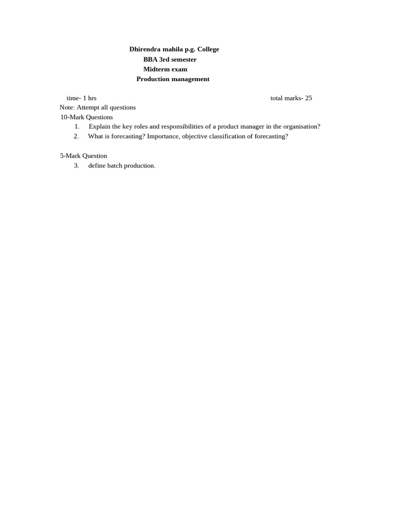 Bba 3rd Semeste 2 Pdf