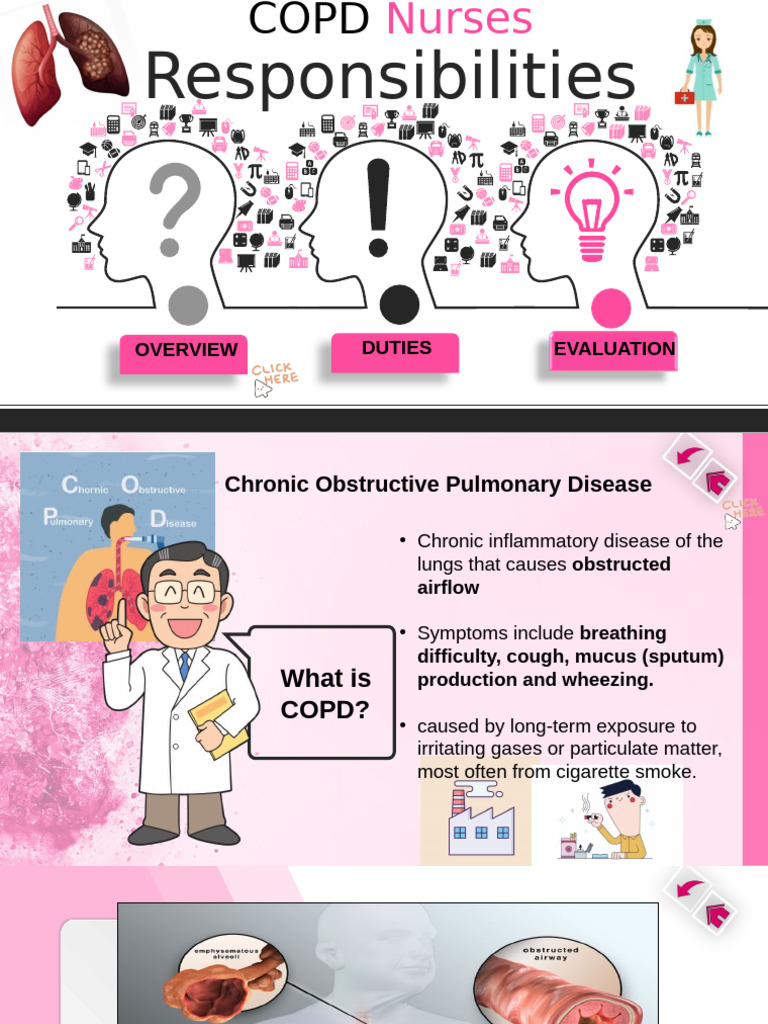 COPD Nursing Responsibilities Guide | PDF | Chronic Obstructive ...