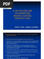 Curso - Nutrica Em Diferentes Modal Ida Des Esportivas