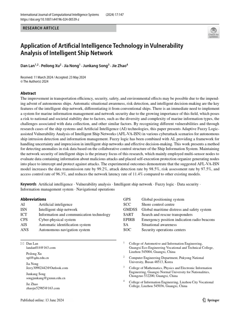 Application of Artificial Intelligence Technology | PDF | Computer ...
