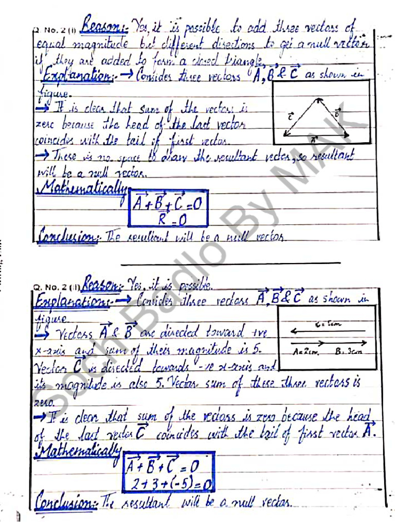 CH 02 Vectors Equilibrium - Watermark | PDF