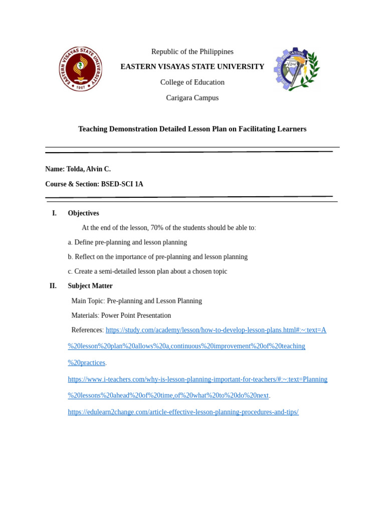 Lesson-Plan | PDF | Lesson Plan | Human Communication