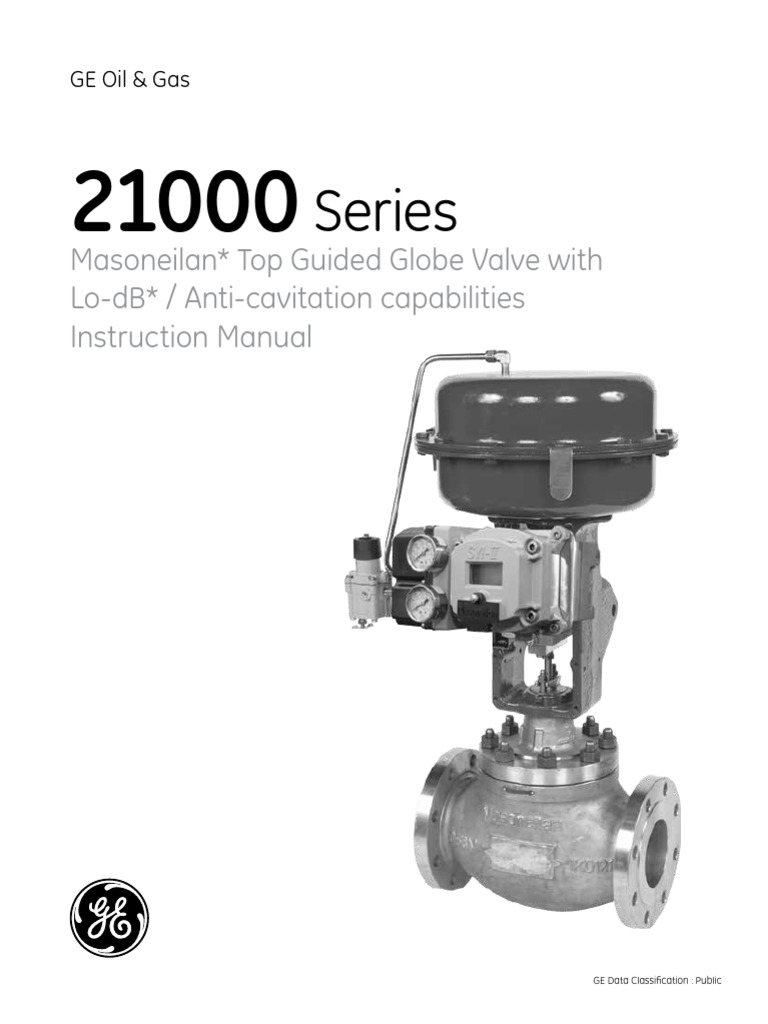 Masoneilan 21000 Series Valve Manual | PDF | Valve | Mechanical Engineering