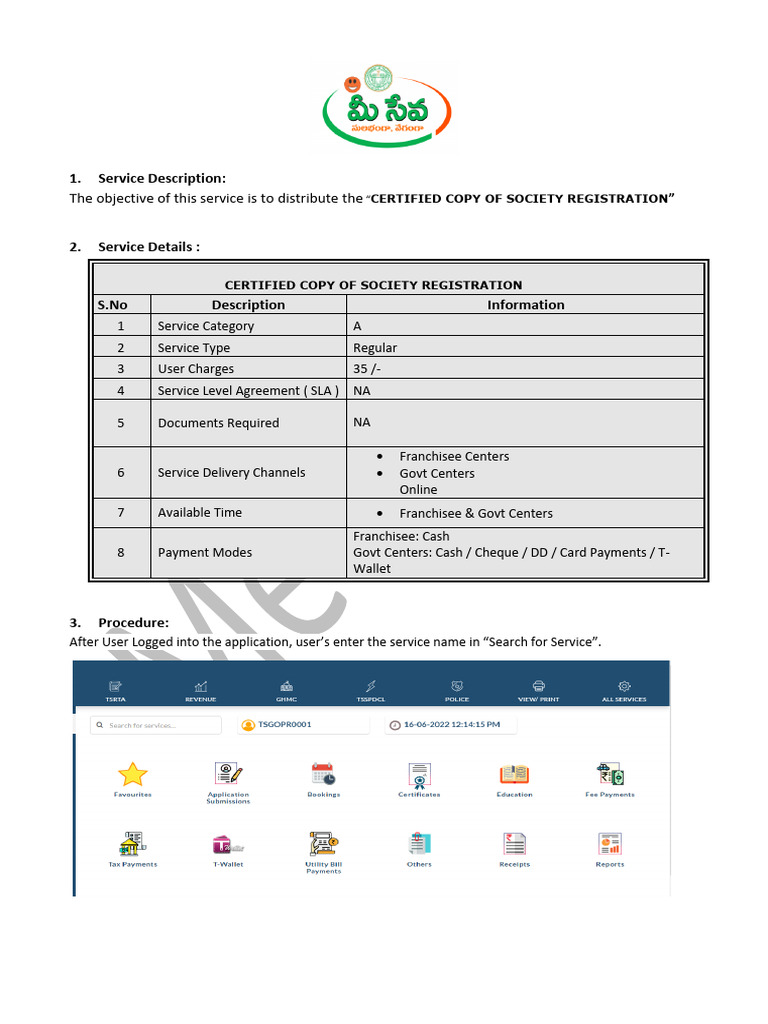CERTIFIED COPY OF SOCIETY REGISTRATION | PDF