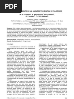 ANEMÔMETRO DIGITAL ULTRA-SÔNICO