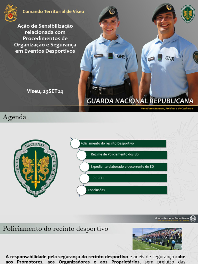 Apresenta o 2 1 GNR PDF Pol cia