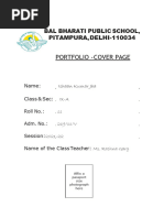 CBSE Student Portfolio Template | PDF
