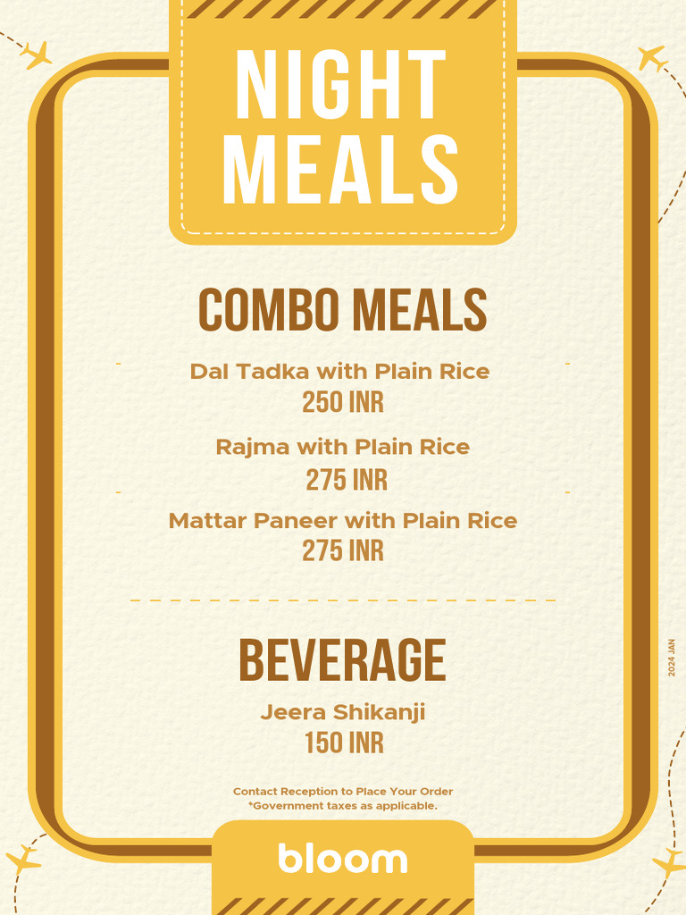 Night+Meal+Menu+2 | PDF