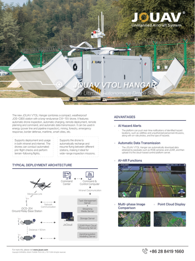 JOUAV CW-15 VTOL Drone Overview | PDF | Unmanned Aerial Vehicle | Camera