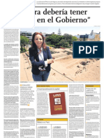 El Comercio Paloma Carcedo 'La Cultura Debería Tener Prioridad en El Gobierno'