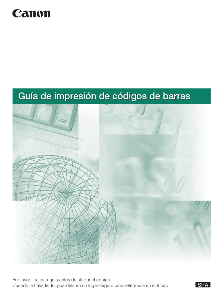 B PRINTING GUIDE Espanol | PDF | Código Universal de Producto | Ascii