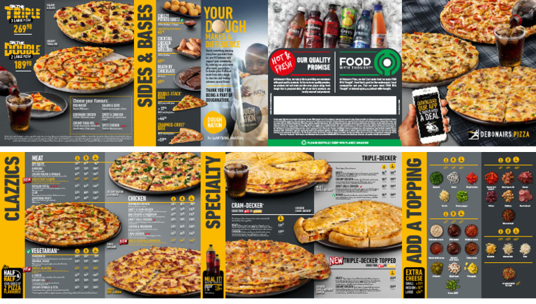 Standard Takeaway Menu Delivery Halaal Web | PDF | Pizza | Sauce