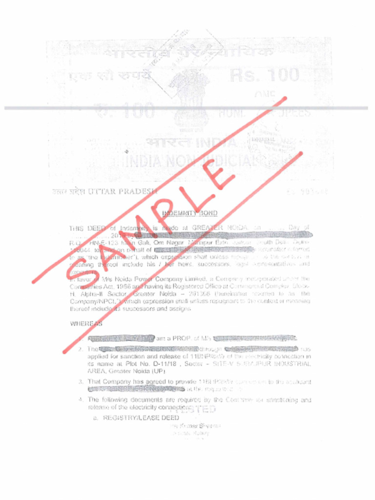 indemnity-bond-format-pdf