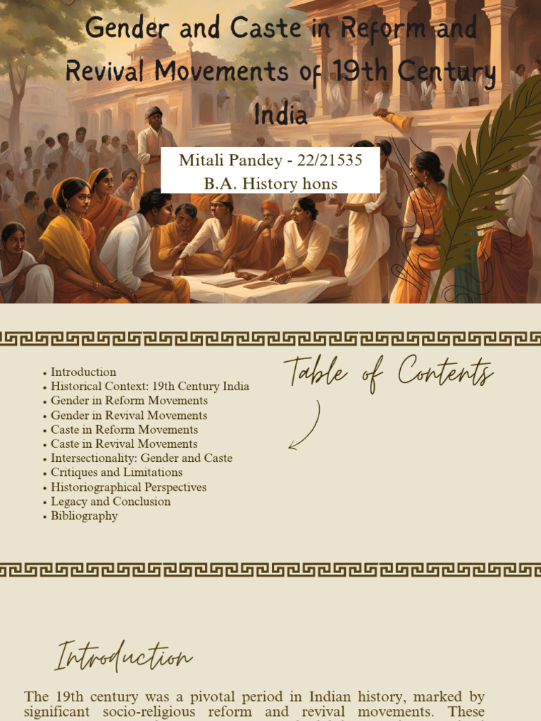Gender and Caste in 19th Century India | PDF | Dalit | Caste