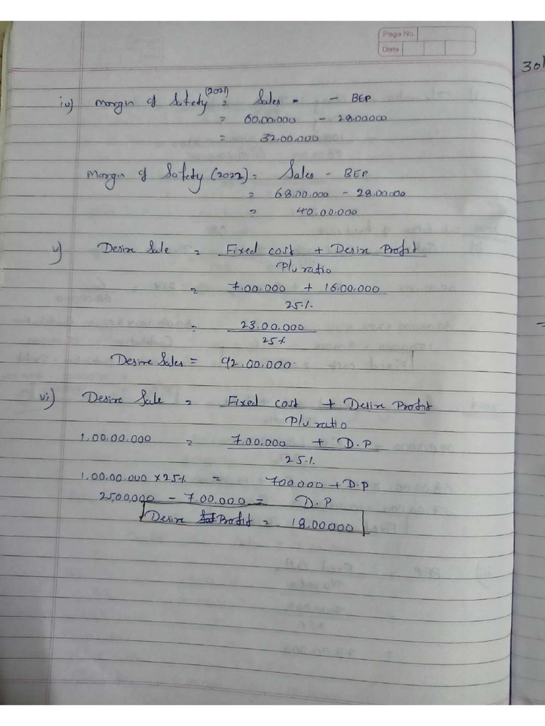 Marginal Costing. | PDF