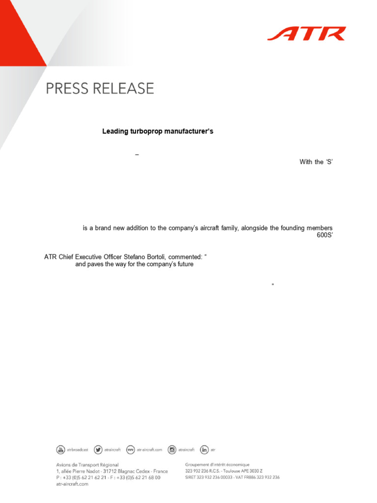 Atr Stol Launch en 1571 | PDF | Aircraft | Aviation
