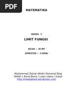 Download Modul Matematika Kelas Xi Limit Fungsi by Yono Dazpha SN80655938 doc pdf