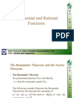 Polnomial and Rational Functions