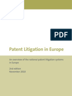 Patent Litigation in Europe en