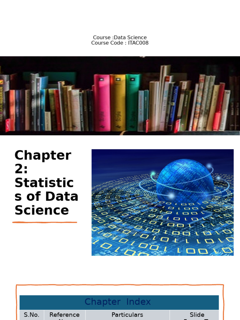 Data Science Statistics Overview | PDF | Probability Distribution ...