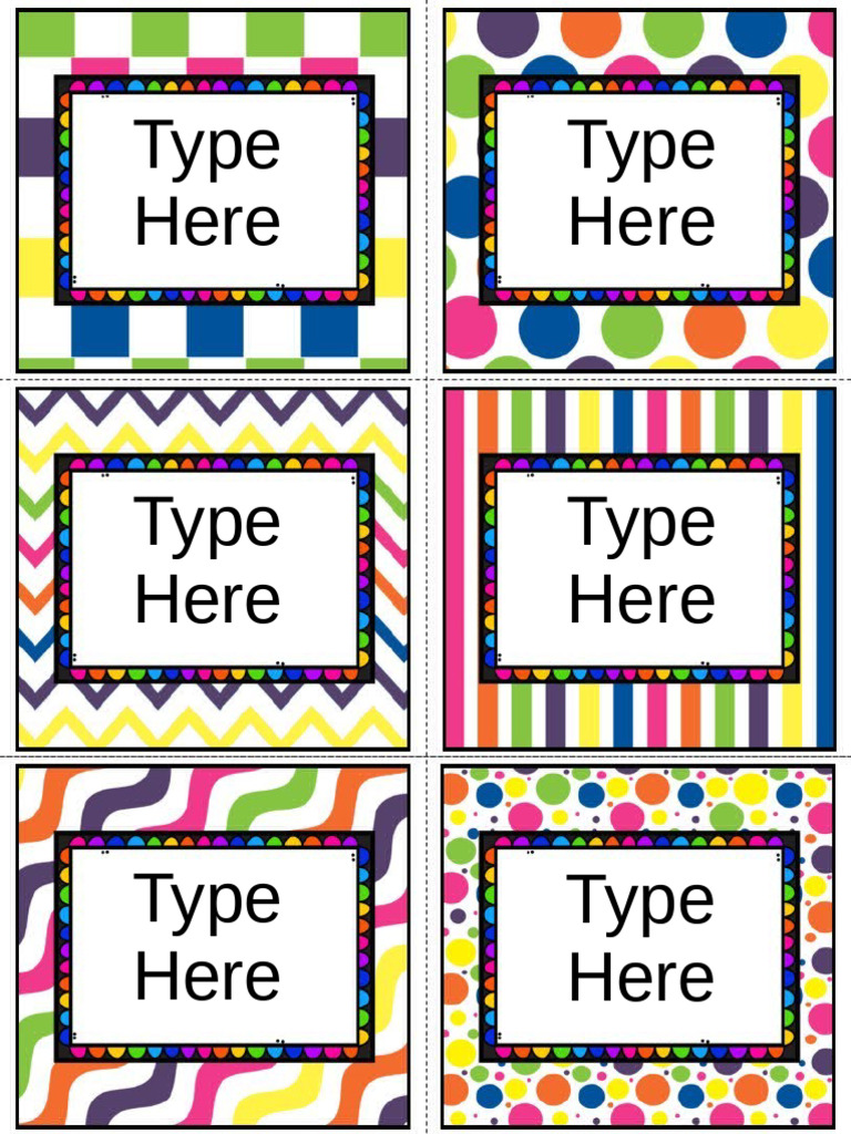 Editable Signs | PDF