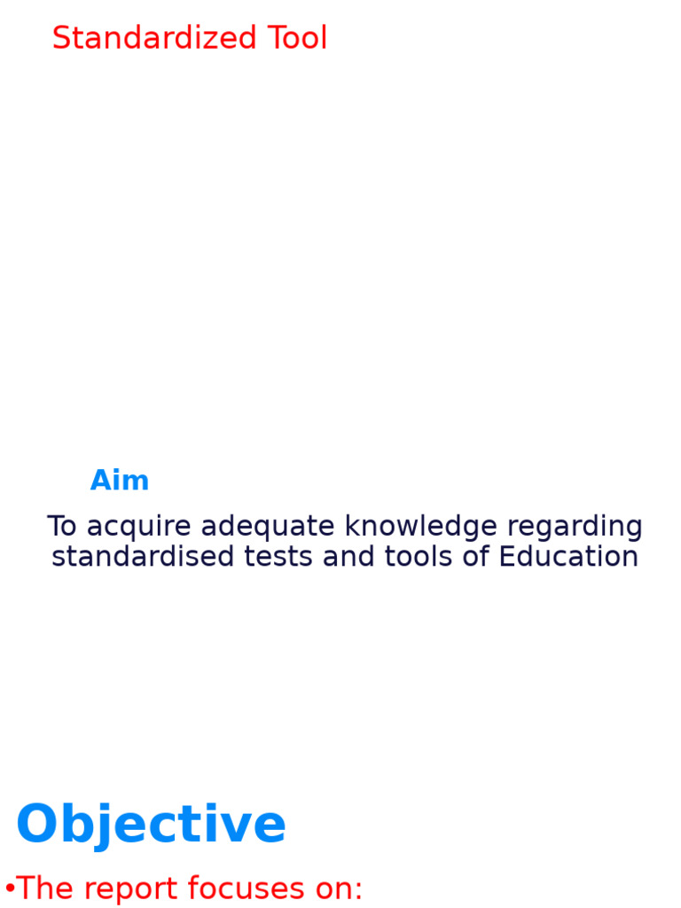 Standardized Tool Pdf Wechsler Adult Intelligence Scale