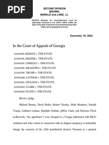 GA Court of Appeals ruling on Fani Willis