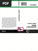 BUBER, Martin. Sobre Comunidade