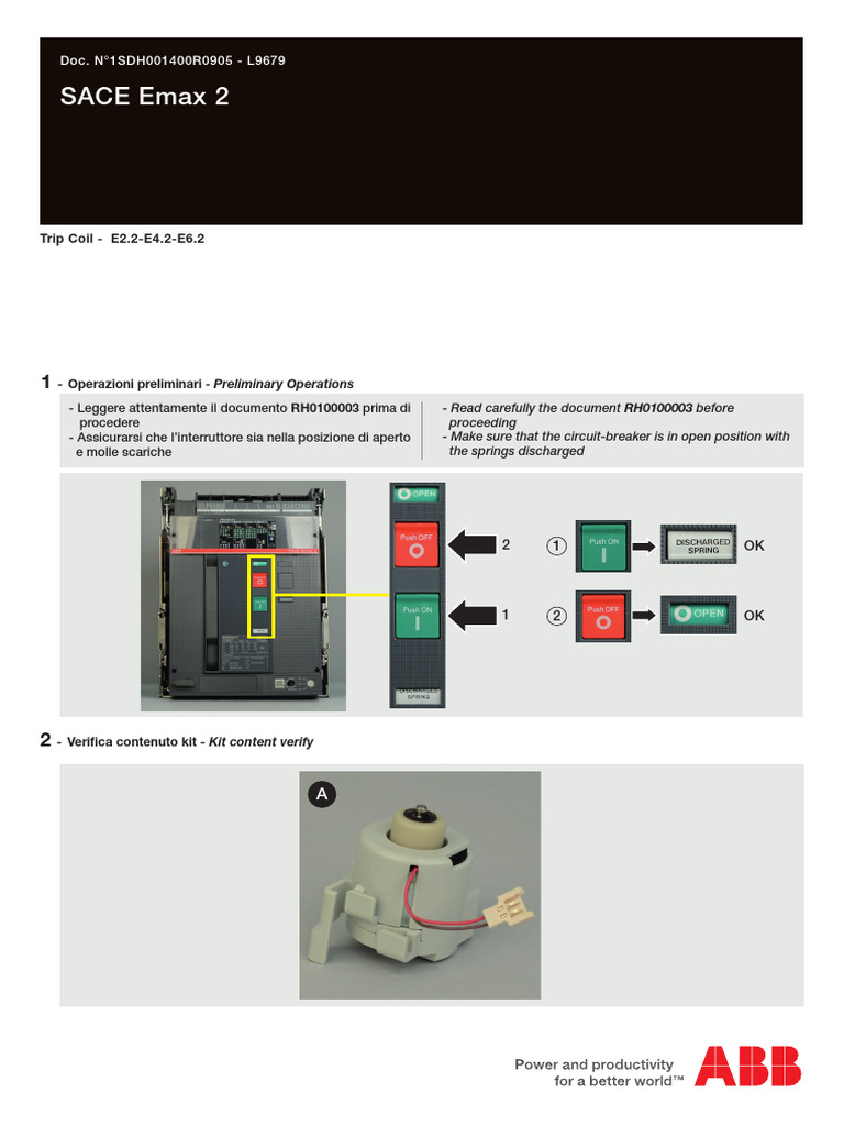 Trip Coil Abb | PDF