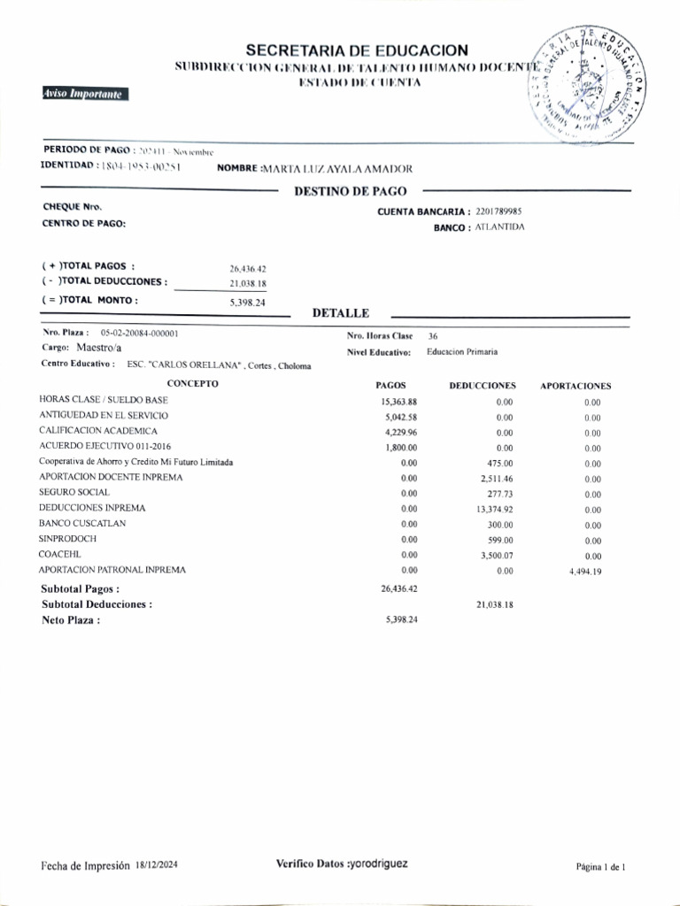 Adobe Scan 18 Dic 2024 | PDF | Finanzas personales | Bancario