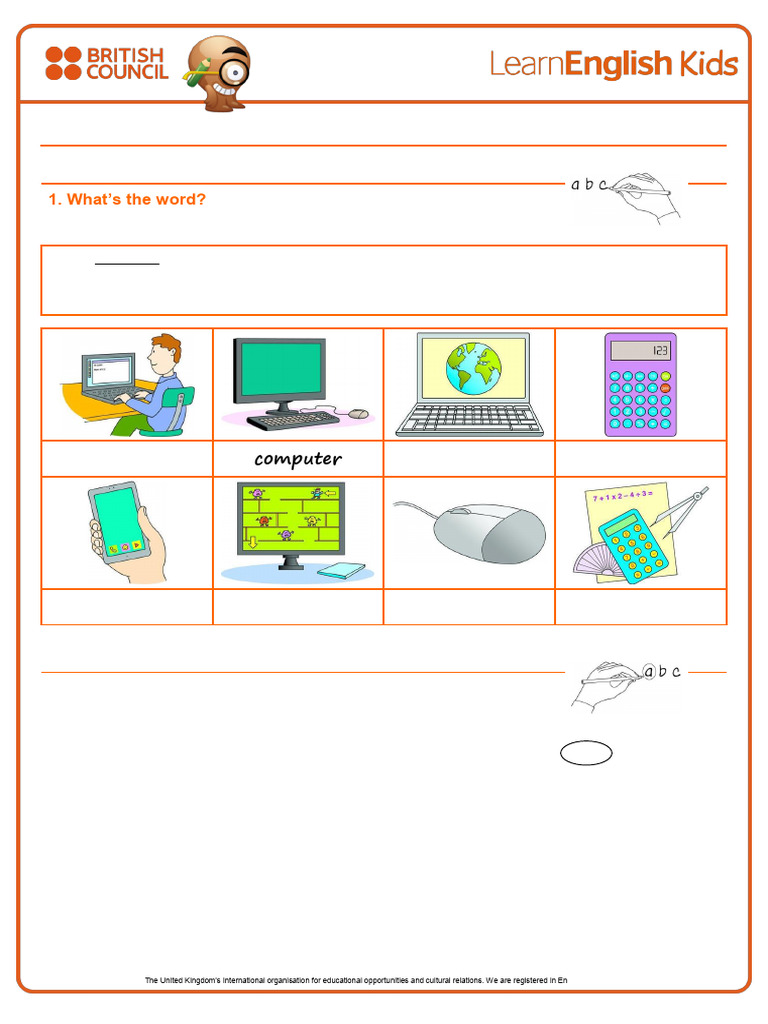Reading Practice Computers Worksheet v2 | PDF