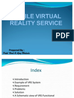 Mobile Virtual Reality Service