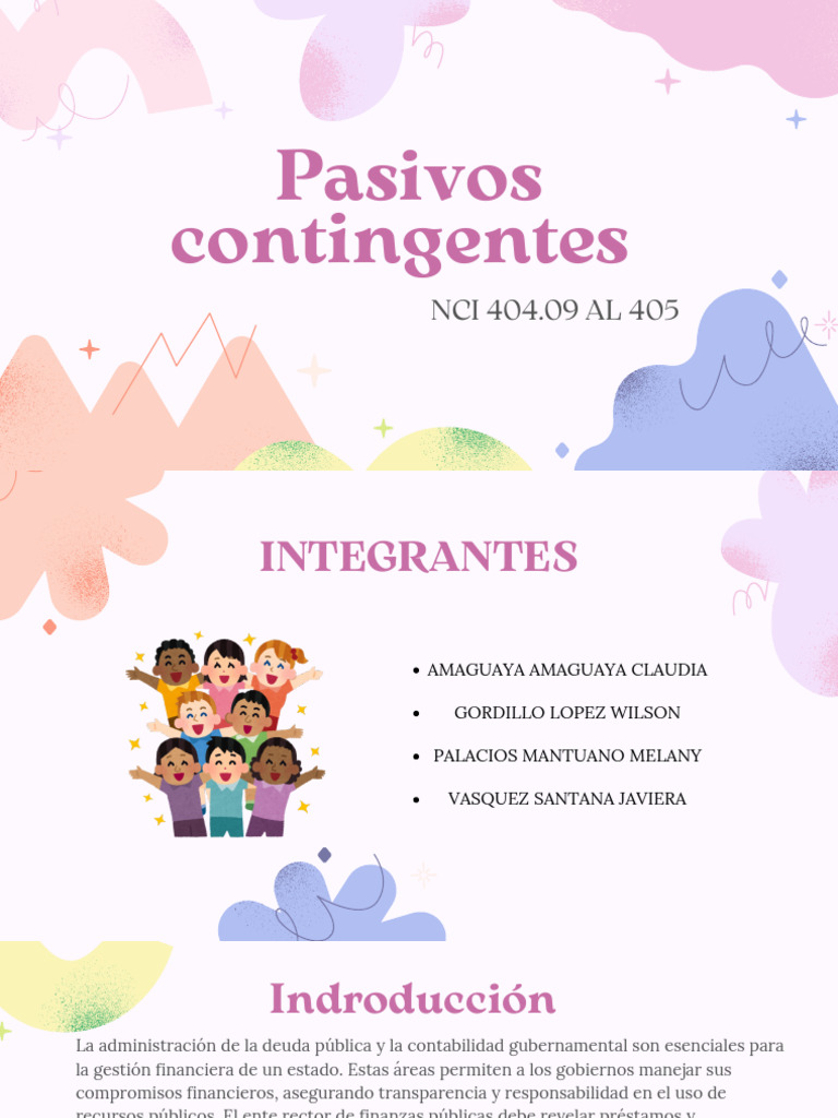 Presentación Moderna Alegre Colorida Dinámica Rosa | PDF | Contabilidad ...