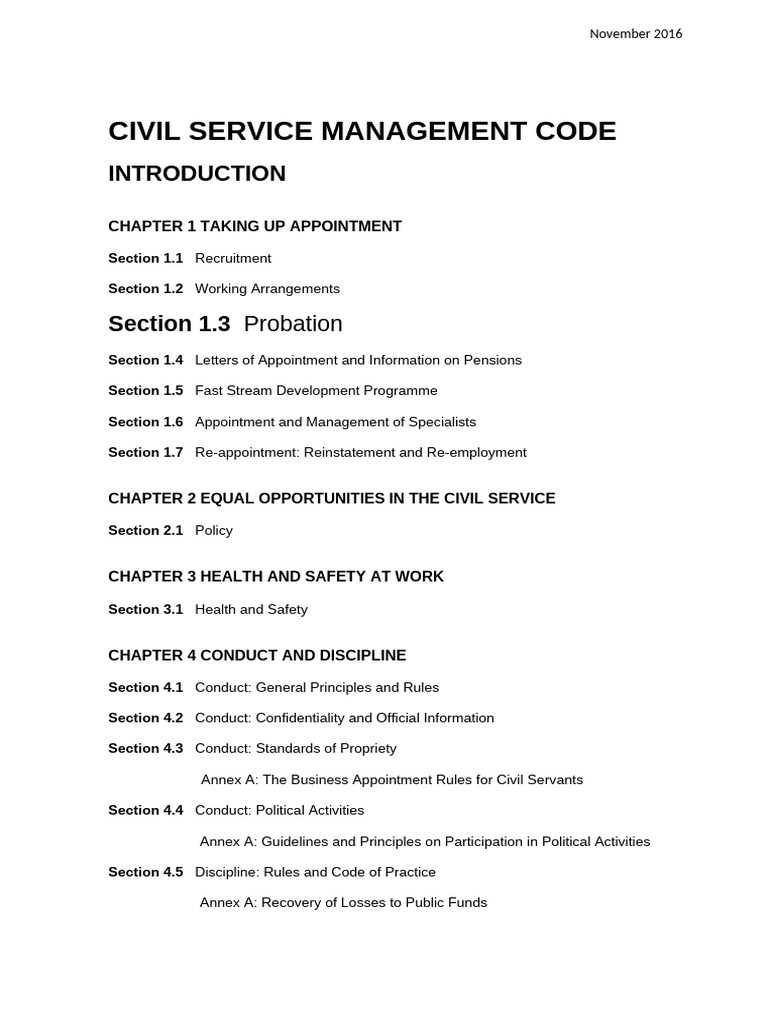 CSMC_November_2016 | PDF | Occupational Safety And Health | Civil Service
