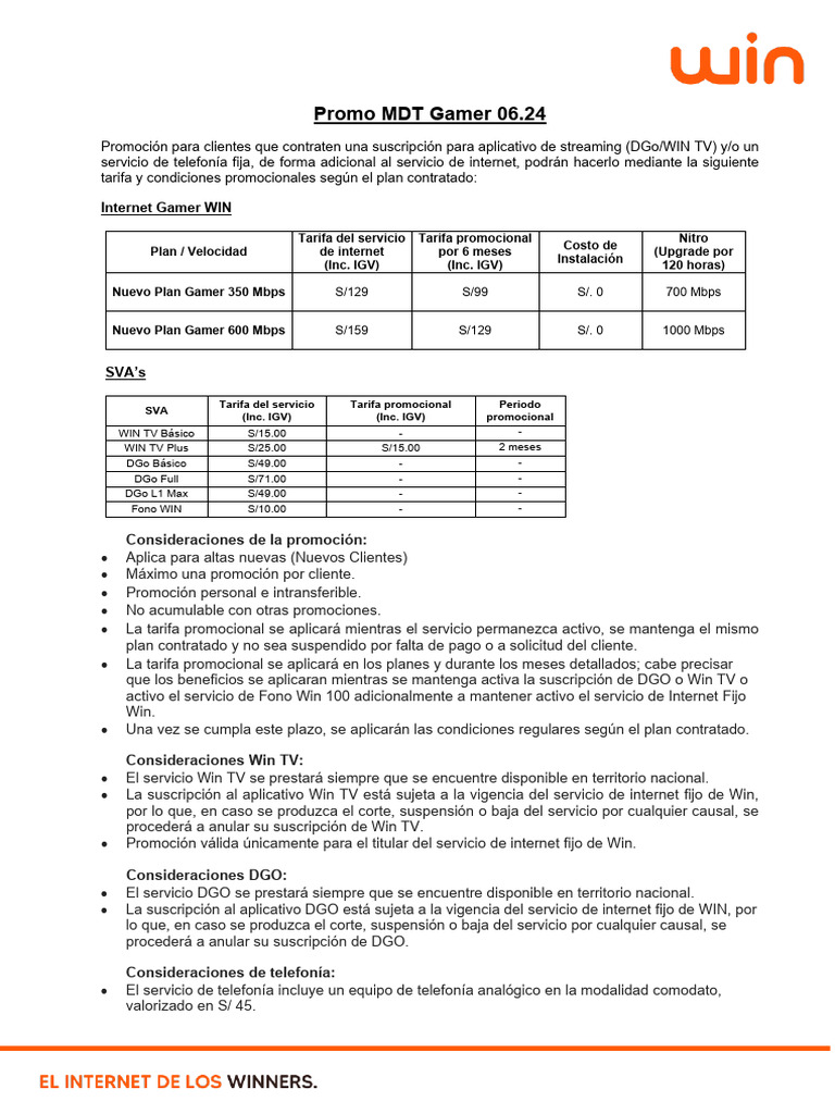 Promo Gamer Mono Duo Trio | PDF | Software | Internet