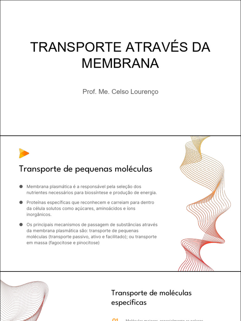 Mecanismos de Transporte Celular | PDF | Membrana celular | Osmose