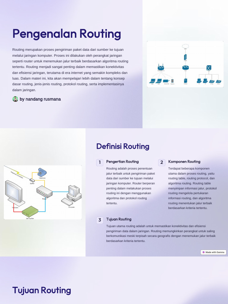 Pengenalan Routing Dalalm Jaringan Komputer Pdf