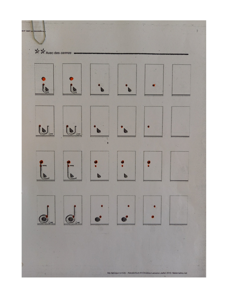 Écriture Cursive Fiche 2 | PDF
