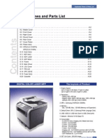 Exploded Views and Parts List: Digital Color Laser MFP The Keynote of Product