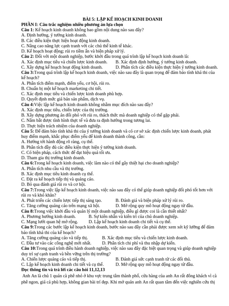 Bài 5 - HS | PDF
