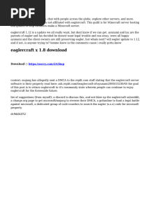 Eaglercraft X 1.8 Download