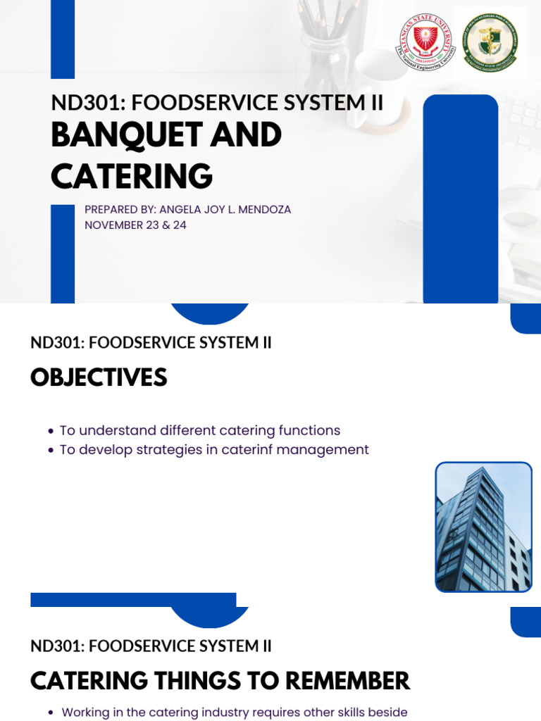 Topic Catering and Banquet | PDF | Foodservice | Kitchen