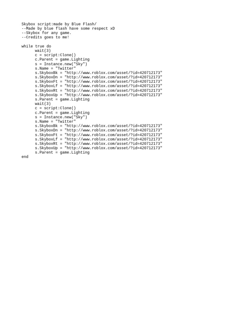 Skybox For Roblox (Updated) | PDF