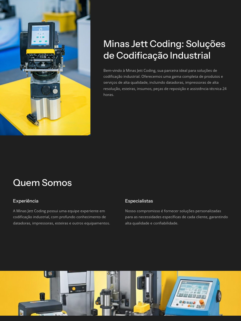 Soluções de Codificação Industrial Minas Jett | PDF | Impressora ...