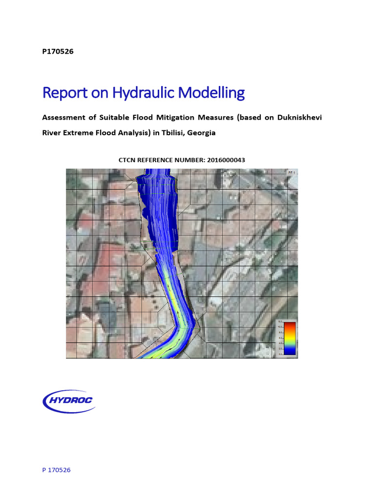 Flood Mitigation Hydraulic Modelling Tbilisi | PDF | River | Fluid Dynamics
