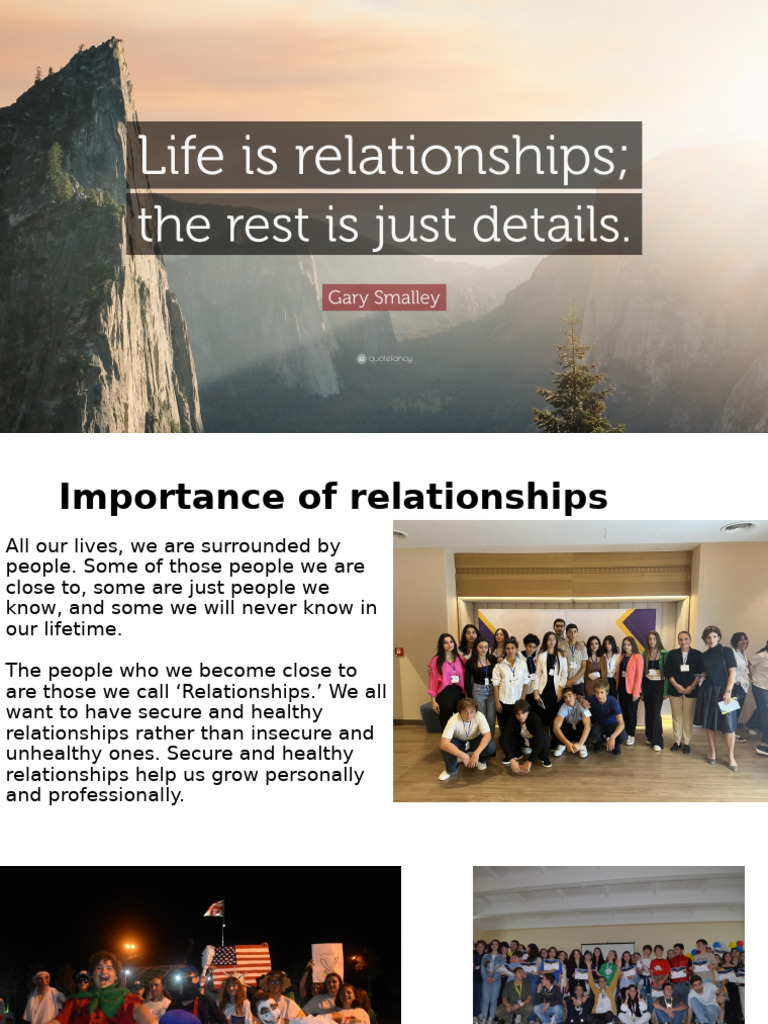 Relationships | PDF