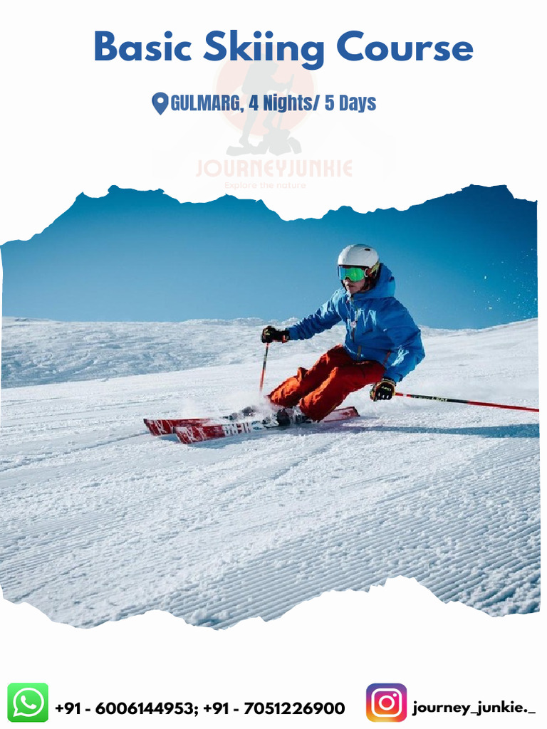 Gulmarg 5-Day Basic Skiing Course | PDF