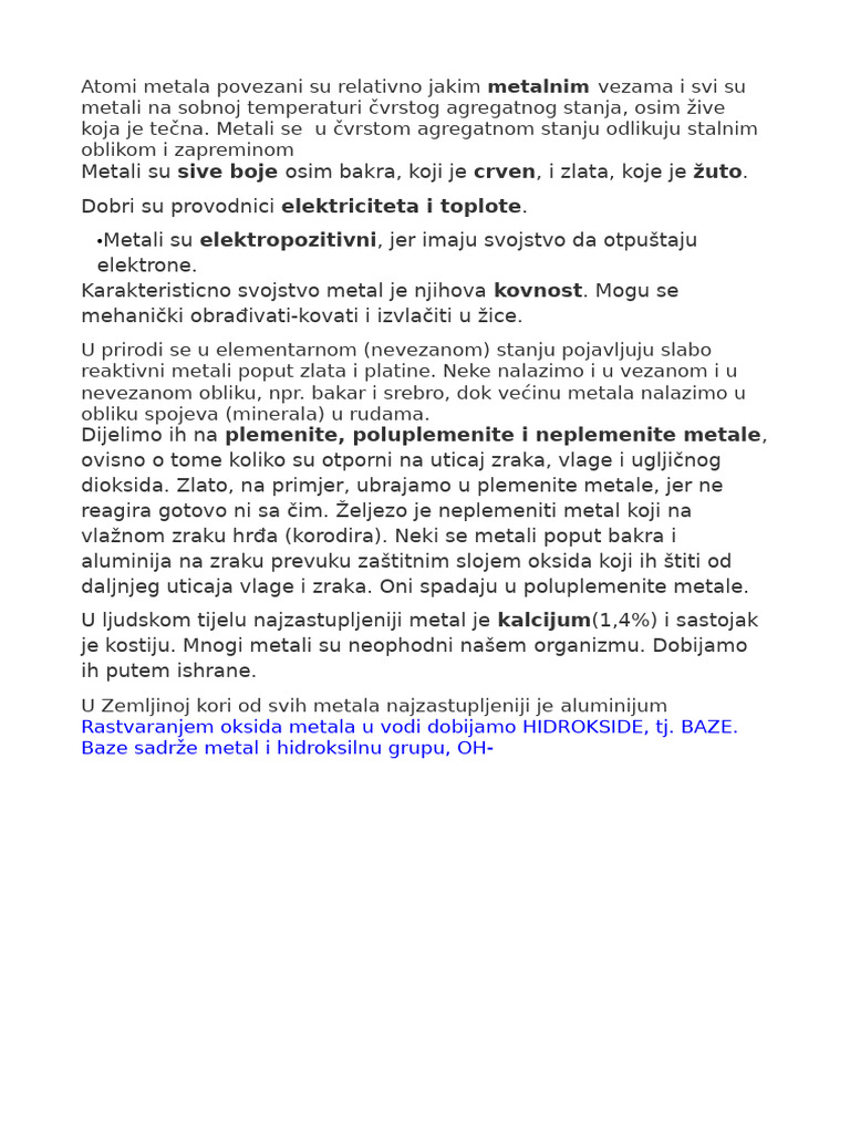 Metali | PDF